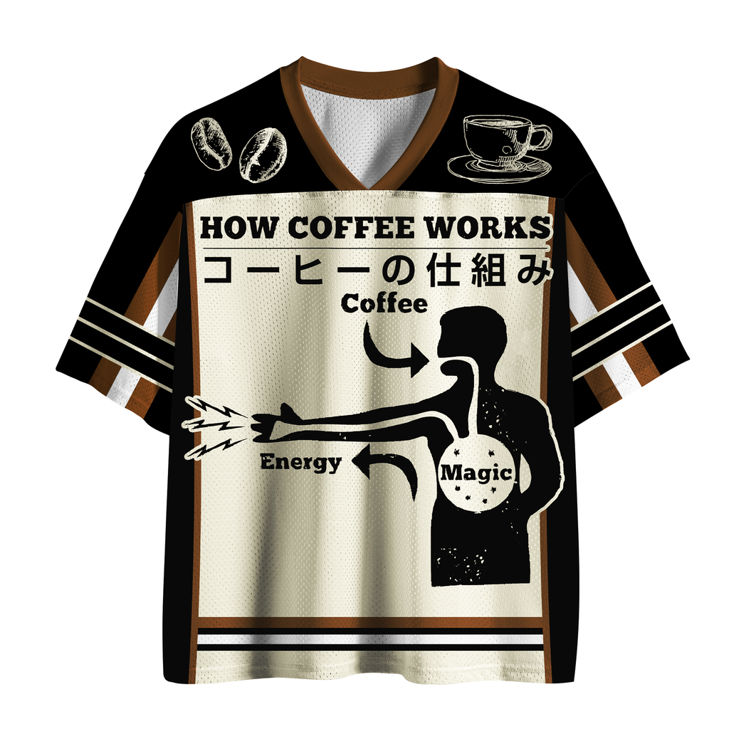 Kyoto-Lion Coffee:Magic&Energy Mesh Jersey