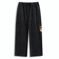 Japanese Black Cat Ramen Sweatpants for Daily Wear