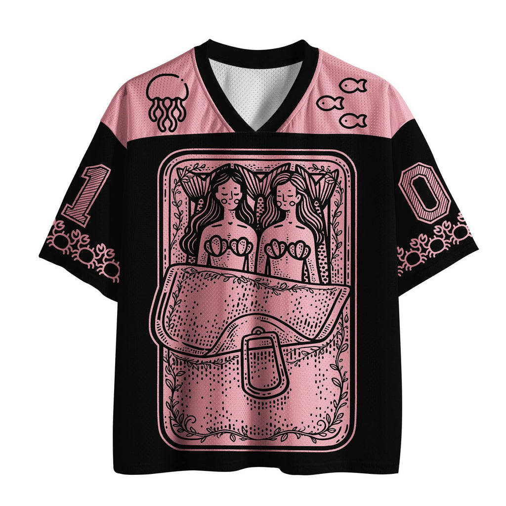 Ocean Sisters Tucked Mesh Jersey Streetwear