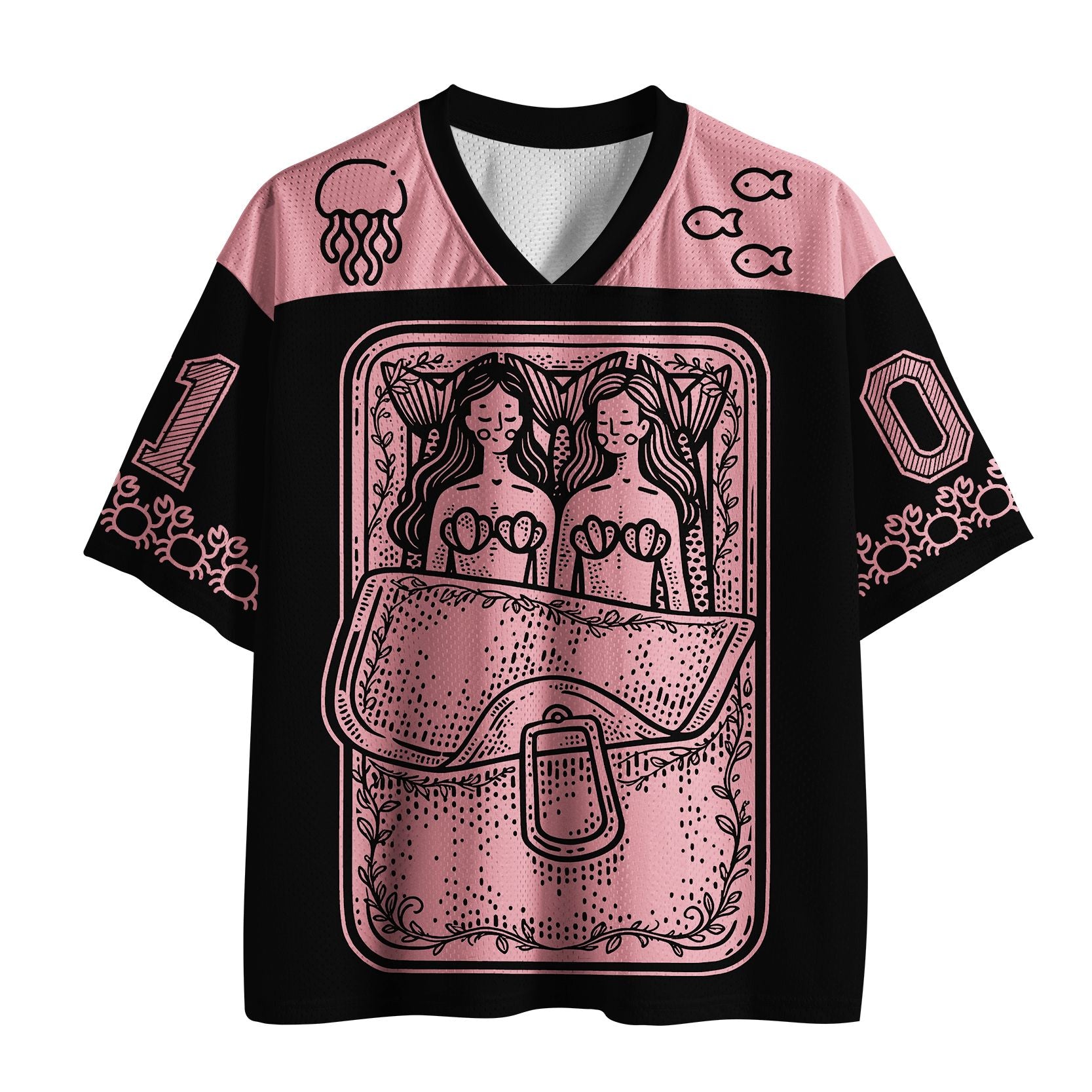Ocean Sisters Tucked Mesh Jersey Streetwear