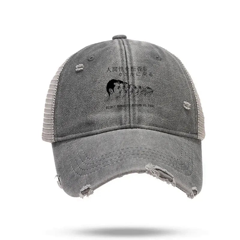 Funny Hippo Vintage Cap for Summer