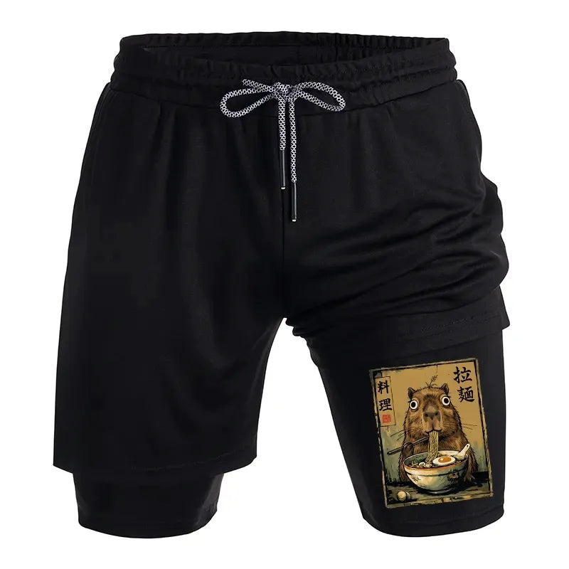 Funny Capybara Shorts for Daily Wear