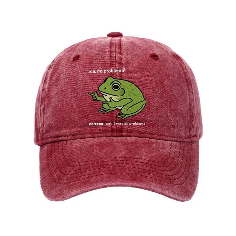 funny frog meme cap gift idea