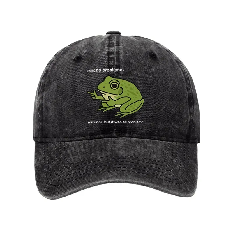 funny frog meme cap gift idea