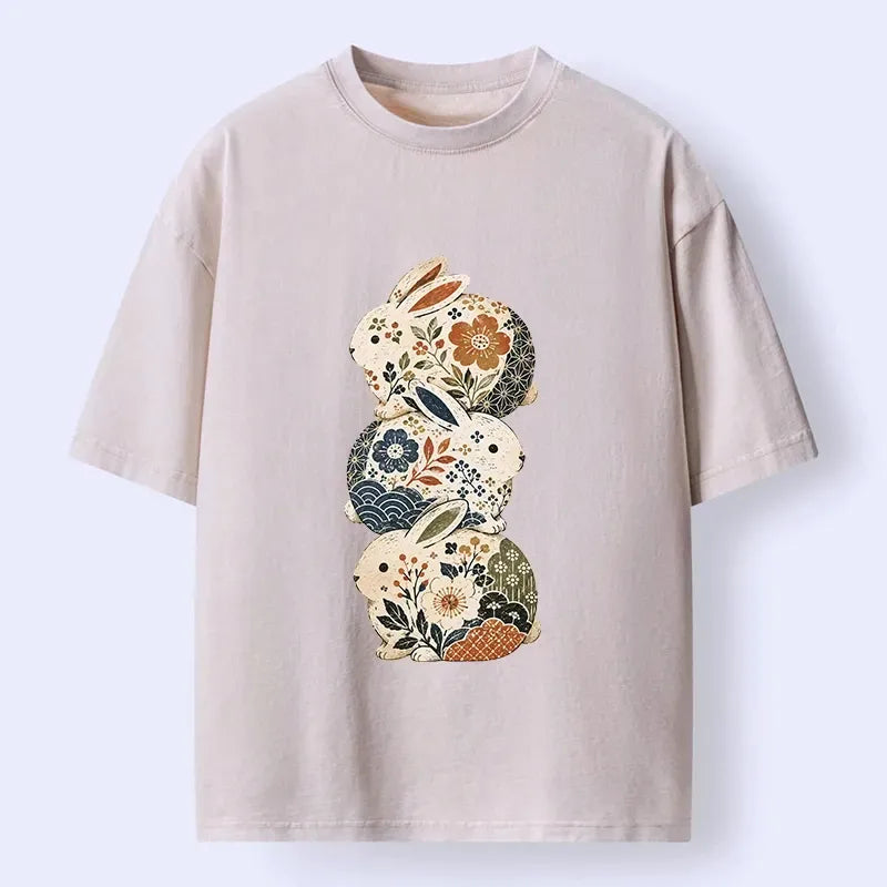 Japanese rabbit t-shirt best seller gift