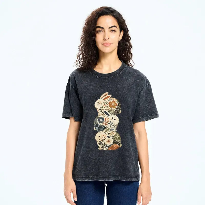 Japanese rabbit t-shirt best seller gift