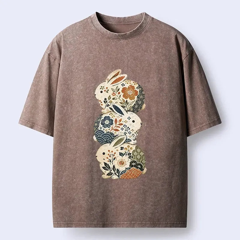Japanese rabbit t-shirt best seller gift