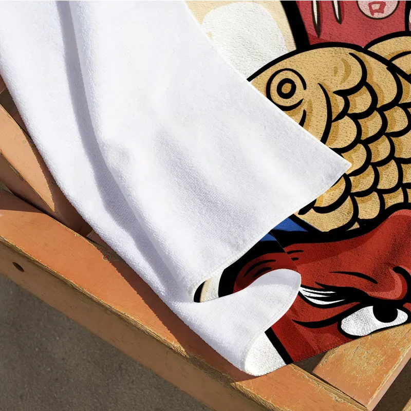 Traditional Japanese Beach Towel for Vacation