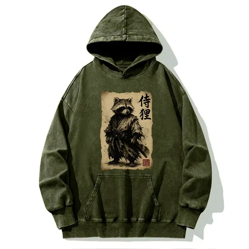 Retro Samurai Hoodie for Daily Wear