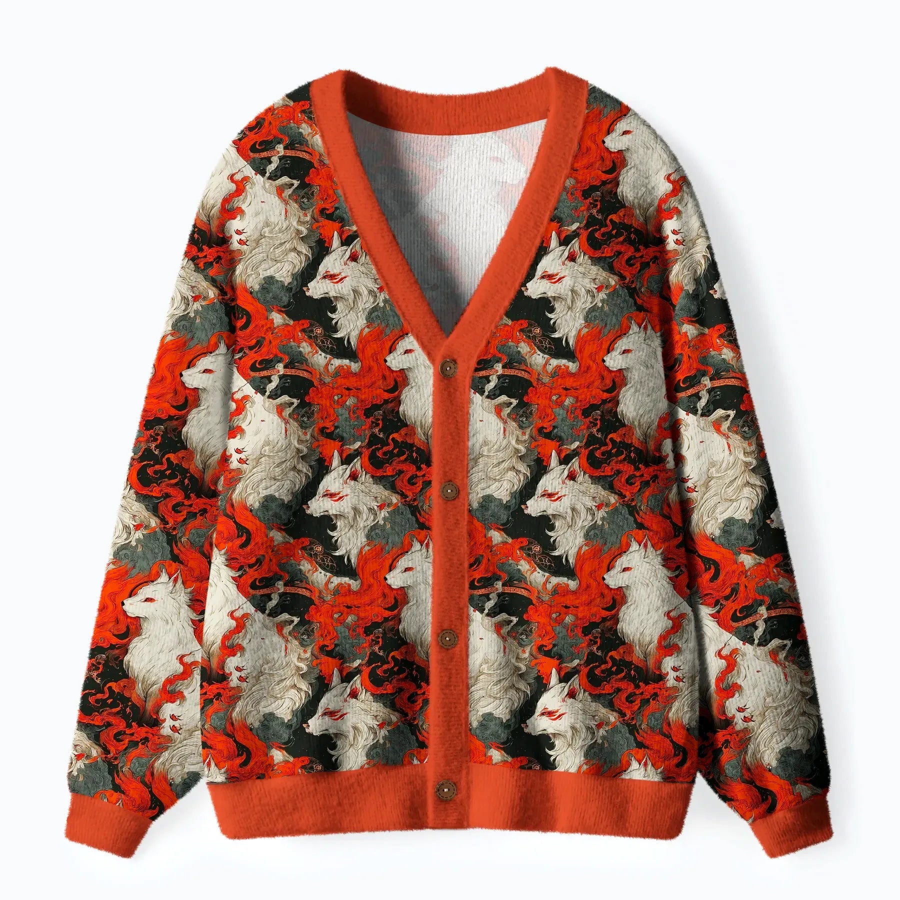 Mythical Fox Cardigan for Casual Wear