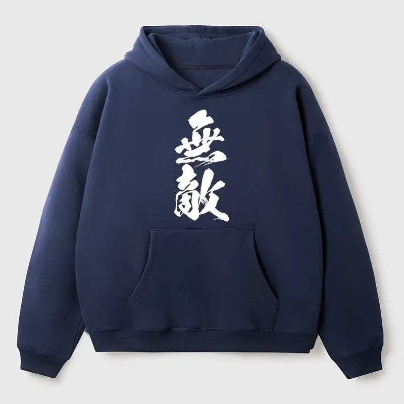 Kyoto Lion Fleece Hoodie for Travel