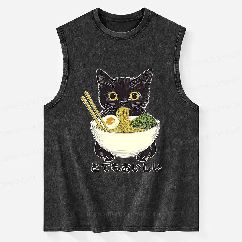 Japanese Cat Ramen Lover Tank