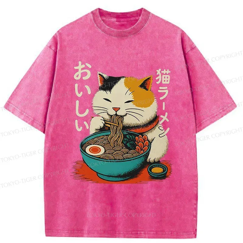 Cute Eating Ramen Unisex Tee Best Seller