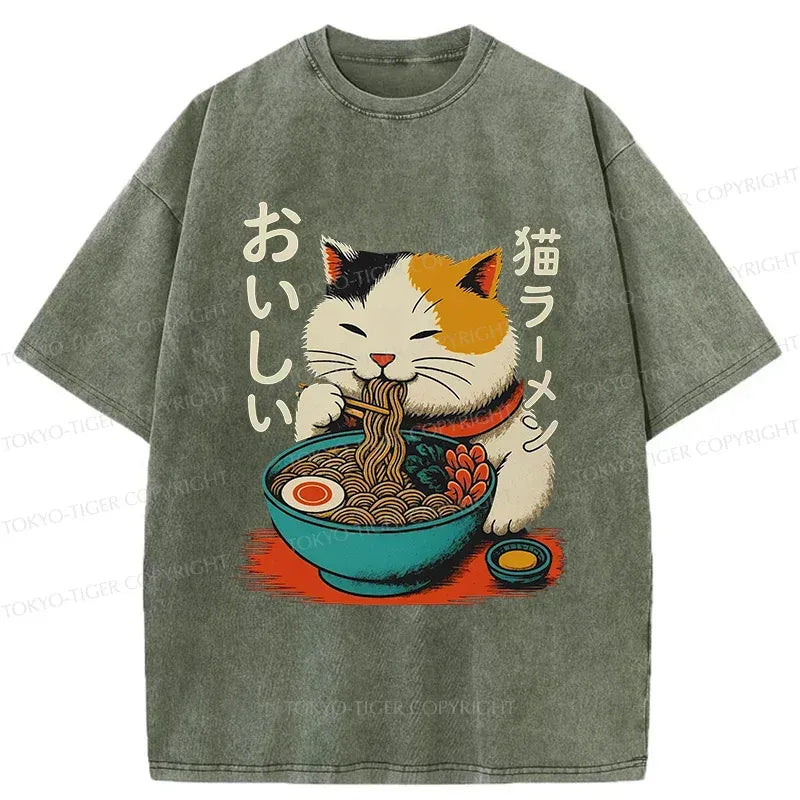 Cute Eating Ramen Unisex Tee Best Seller