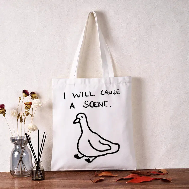 Quality Canvas Japan Tote Bag Vintage Style