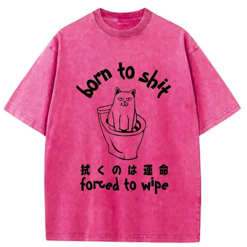 japanese vintage washed t-shirt for daily wear