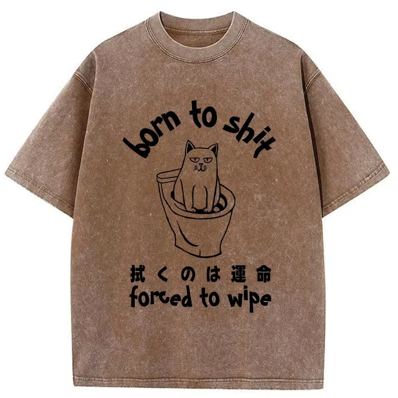 japanese vintage washed t-shirt for daily wear