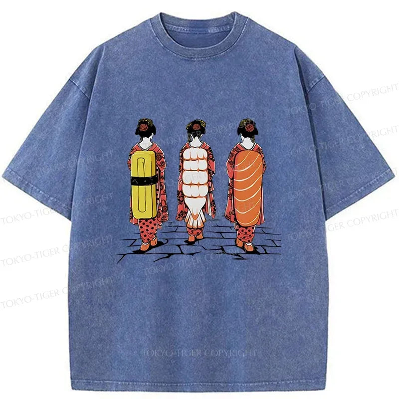 Kyoto Lion Japanese T-Shirt Summer Streetwear