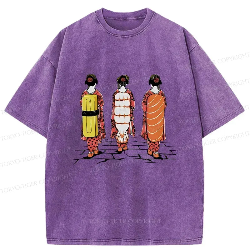 Kyoto Lion Japanese T-Shirt Summer Streetwear