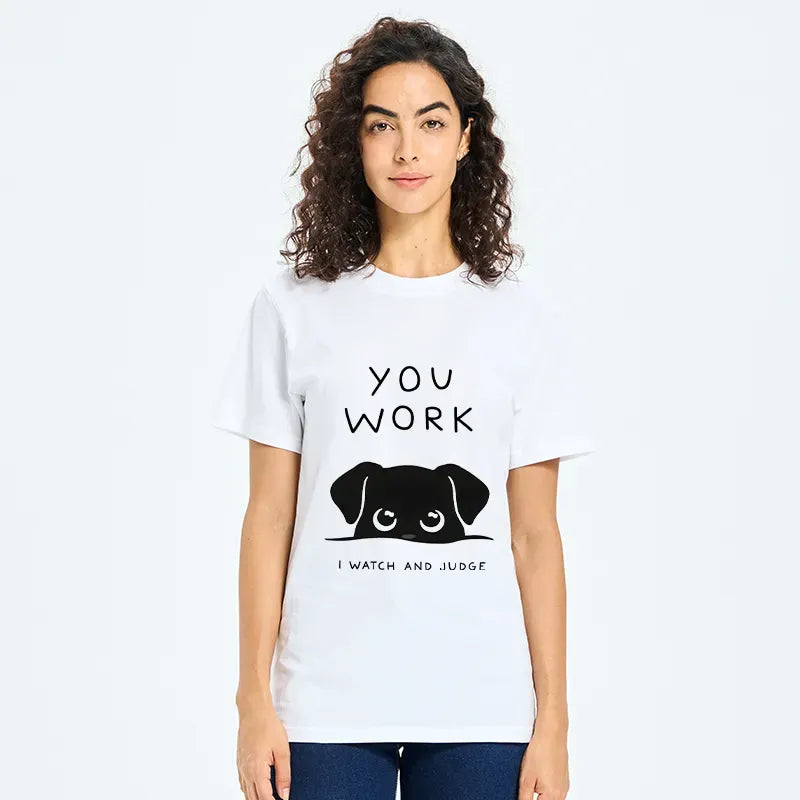 Kyoto-Lion Dog Watching You Classic T-Shirt