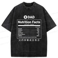 Kyoto-Lion Father Nutrition Facts Washed T-Shirt
