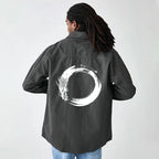 Kyoto-Lion Men's Corduroy Work Jacket for Casual