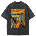 trending unisex screaming cat t-shirt gift idea