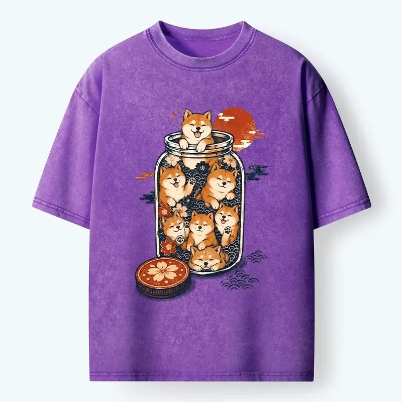 cute dog jar t-shirt for bad days