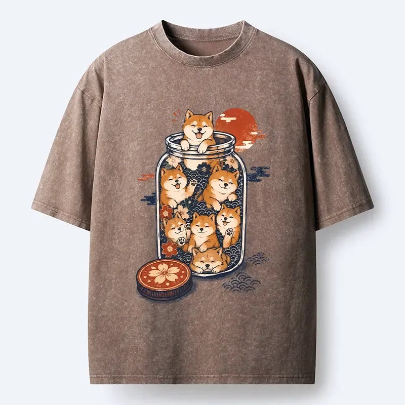 cute dog jar t-shirt for bad days