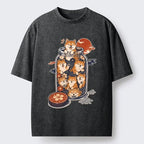 Kyoto-Lion Cute Dog Jar For Bad Days Washed T-Shirt