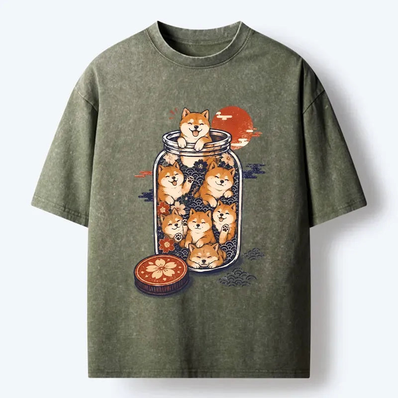 cute dog jar t-shirt for bad days