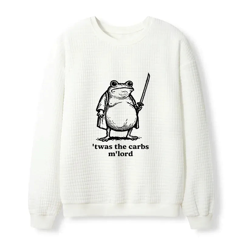 Funny Fat Samurai Frog Sweatshirt for Gift Idea
