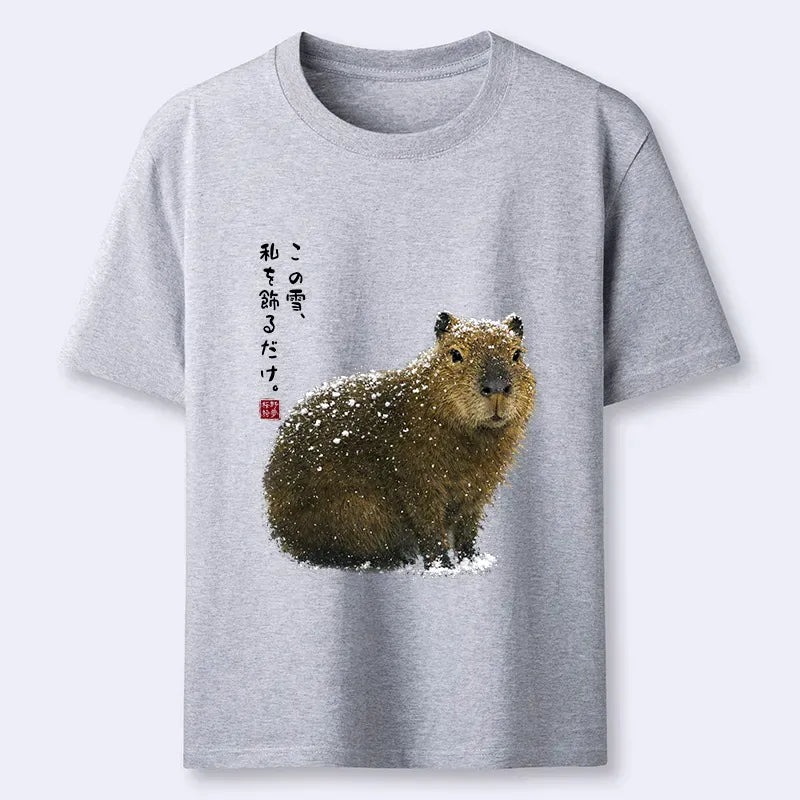 Capybara Japanese T-Shirt for Summer