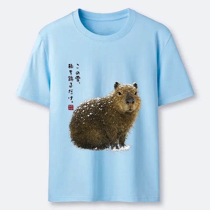 Capybara Japanese T-Shirt for Summer