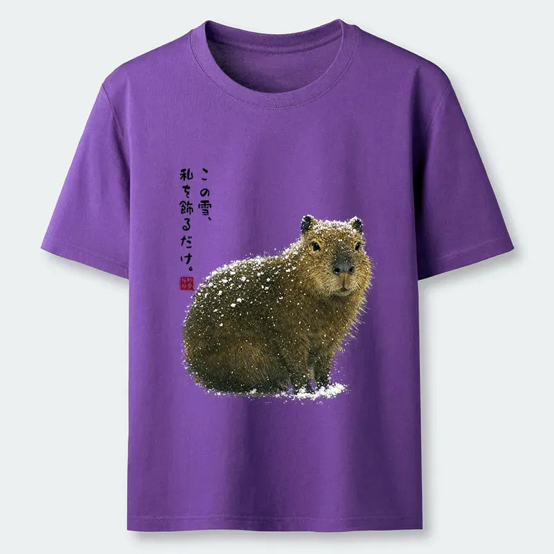 Capybara Japanese T-Shirt for Summer
