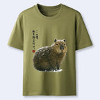 Cozy Capybara Graphic Tee for Everyday