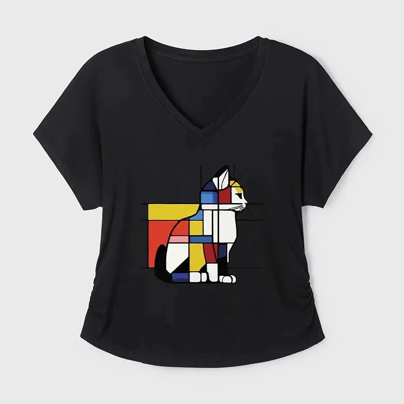 Soft Modal Cat Shirt for Daily Wear