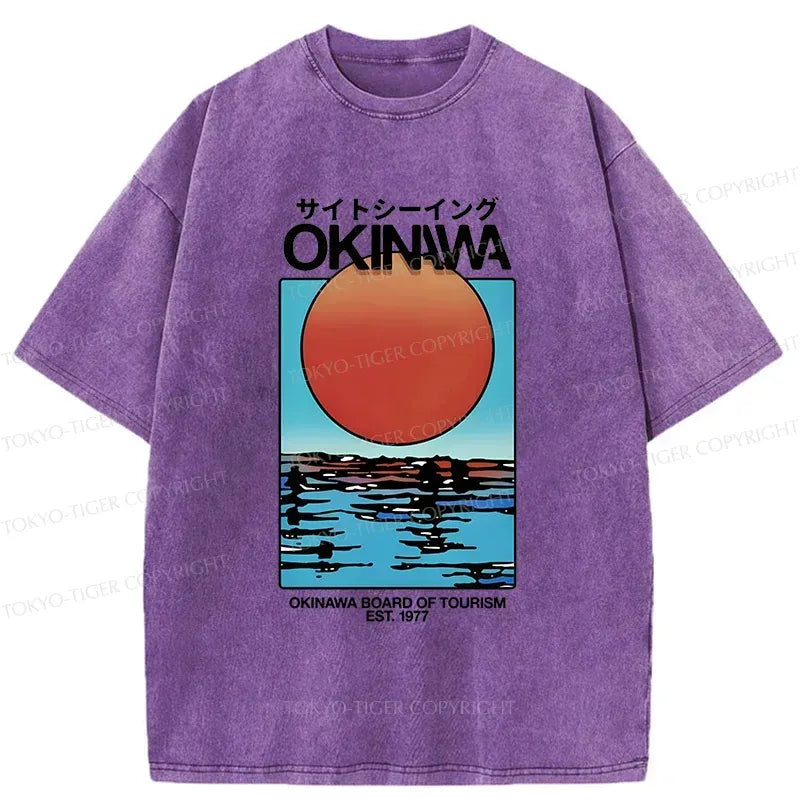 Washed Cotton Unisex T-Shirt for Summer