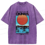 Washed Cotton Unisex T-Shirt for Summer