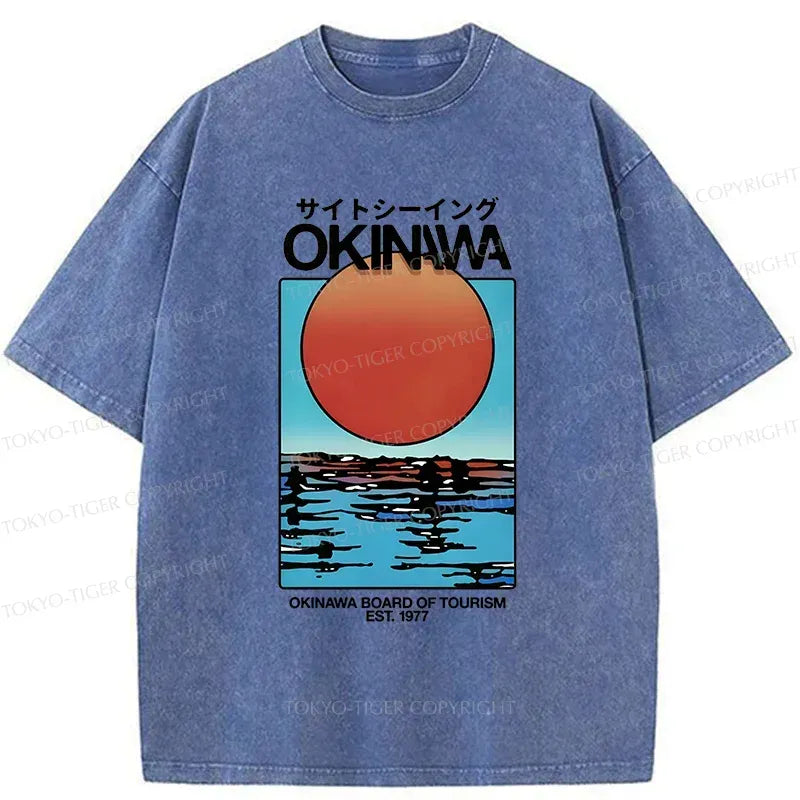Washed Cotton Unisex T-Shirt for Summer