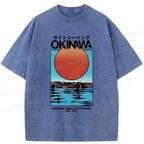 Washed Cotton Unisex T-Shirt for Summer