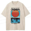 Kyoto-Lion Setting Sun Washed T-Shirt