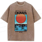 Washed Cotton Unisex T-Shirt for Summer