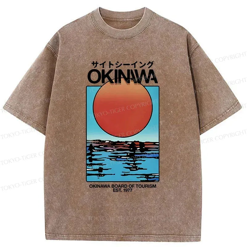 Washed Cotton Unisex T-Shirt for Summer