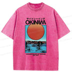 Washed Cotton Unisex T-Shirt for Summer