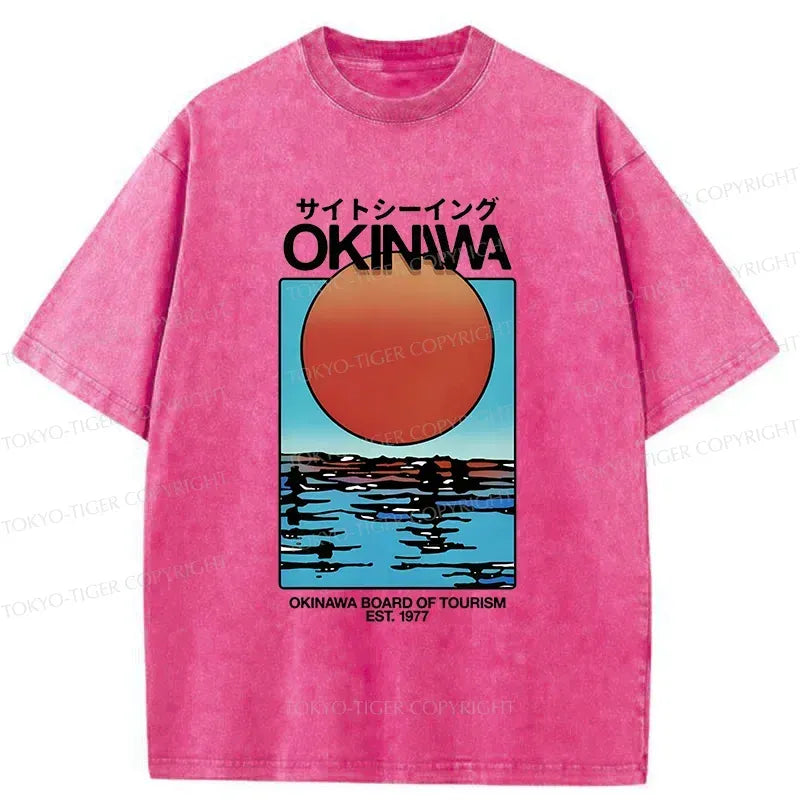 Washed Cotton Unisex T-Shirt for Summer