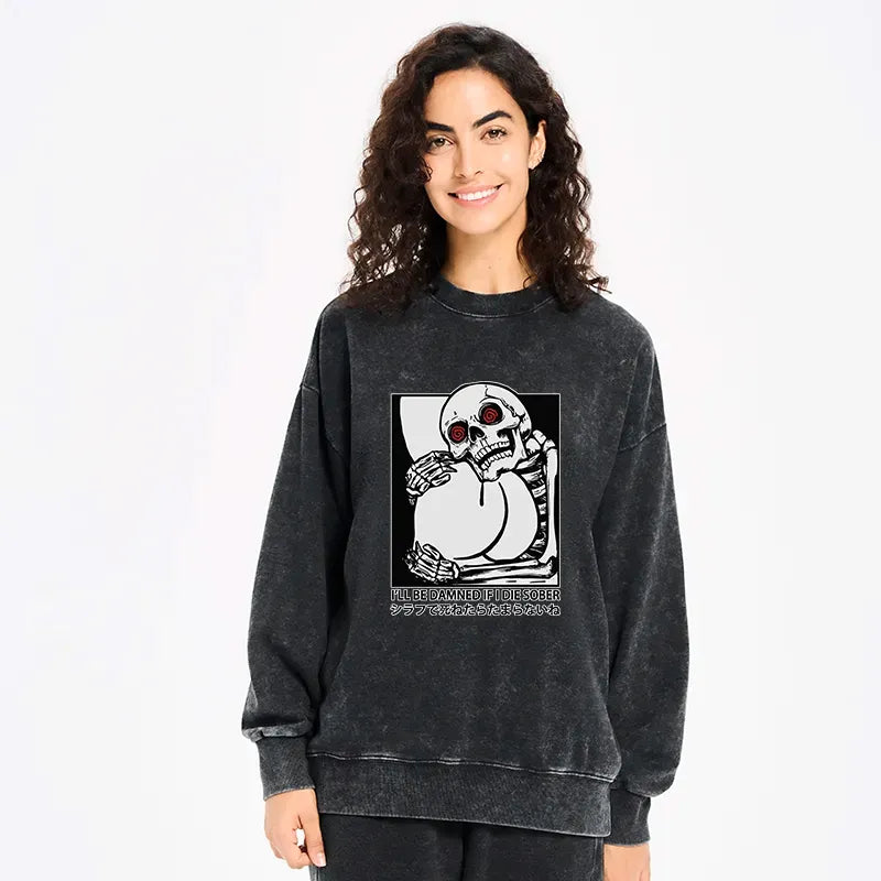 Comfortable Unisex Washed Sweatshirt Best Seller
