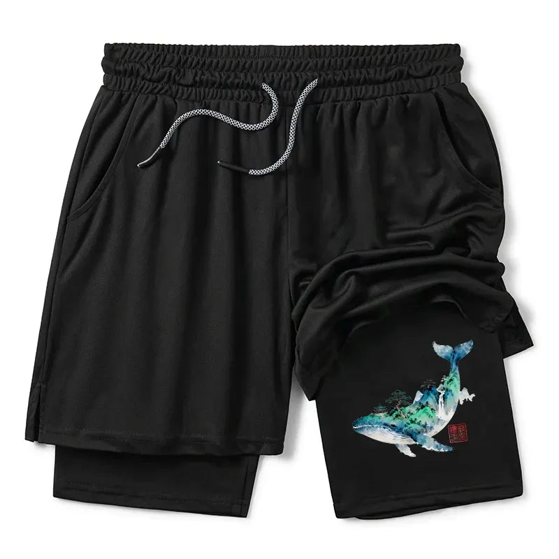 Unisex Japanese Art Shorts with Free Shipping