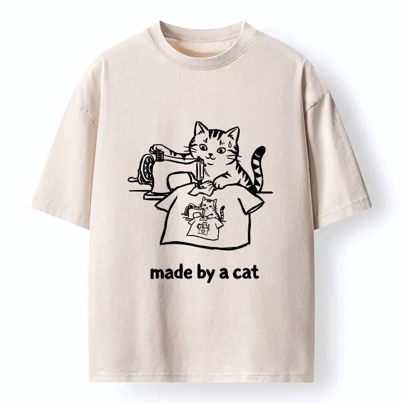 Comfortable Unisex Cotton Cat Tee