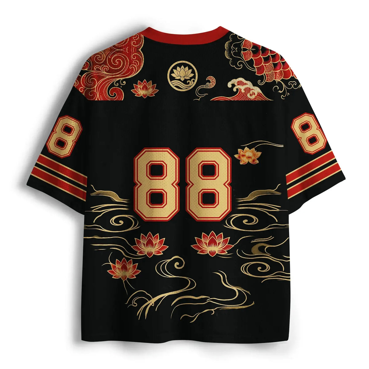Trendy Koi Fish Mesh Jersey